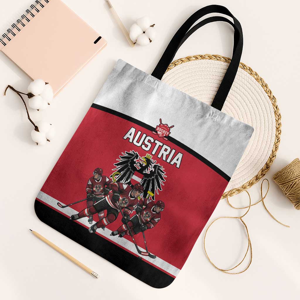 Austria Hockey Tote Bag Austrian Eagle Pride