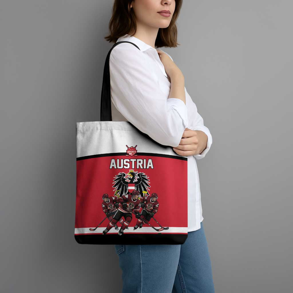 Austria Hockey Tote Bag Austrian Eagle Pride