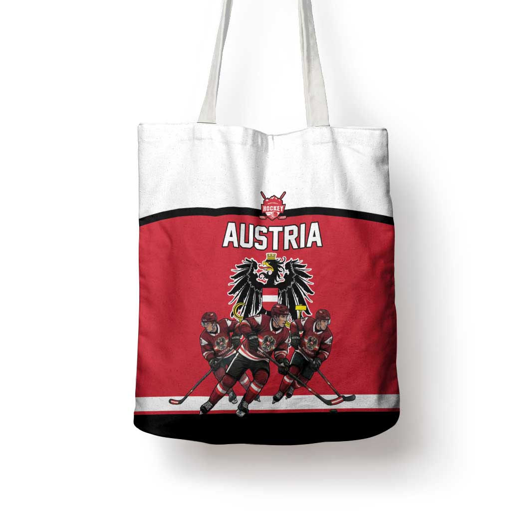 Austria Hockey Tote Bag Austrian Eagle Pride