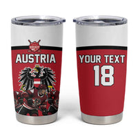 Austria Hockey Custom Tumbler Cup Austrian Eagle Pride