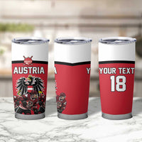 Austria Hockey Custom Tumbler Cup Austrian Eagle Pride