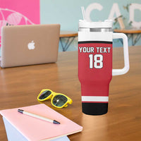 Austria Hockey Custom Tumbler With Handle Austrian Eagle Pride