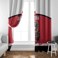 Austria Hockey Window Curtain Austrian Eagle Pride