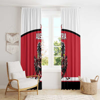 Austria Hockey Window Curtain Austrian Eagle Pride