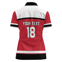 Austria Hockey Custom Women Polo Shirt Austrian Eagle Pride