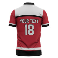 Austria Hockey Custom Zipper Polo Shirt Austrian Eagle Pride