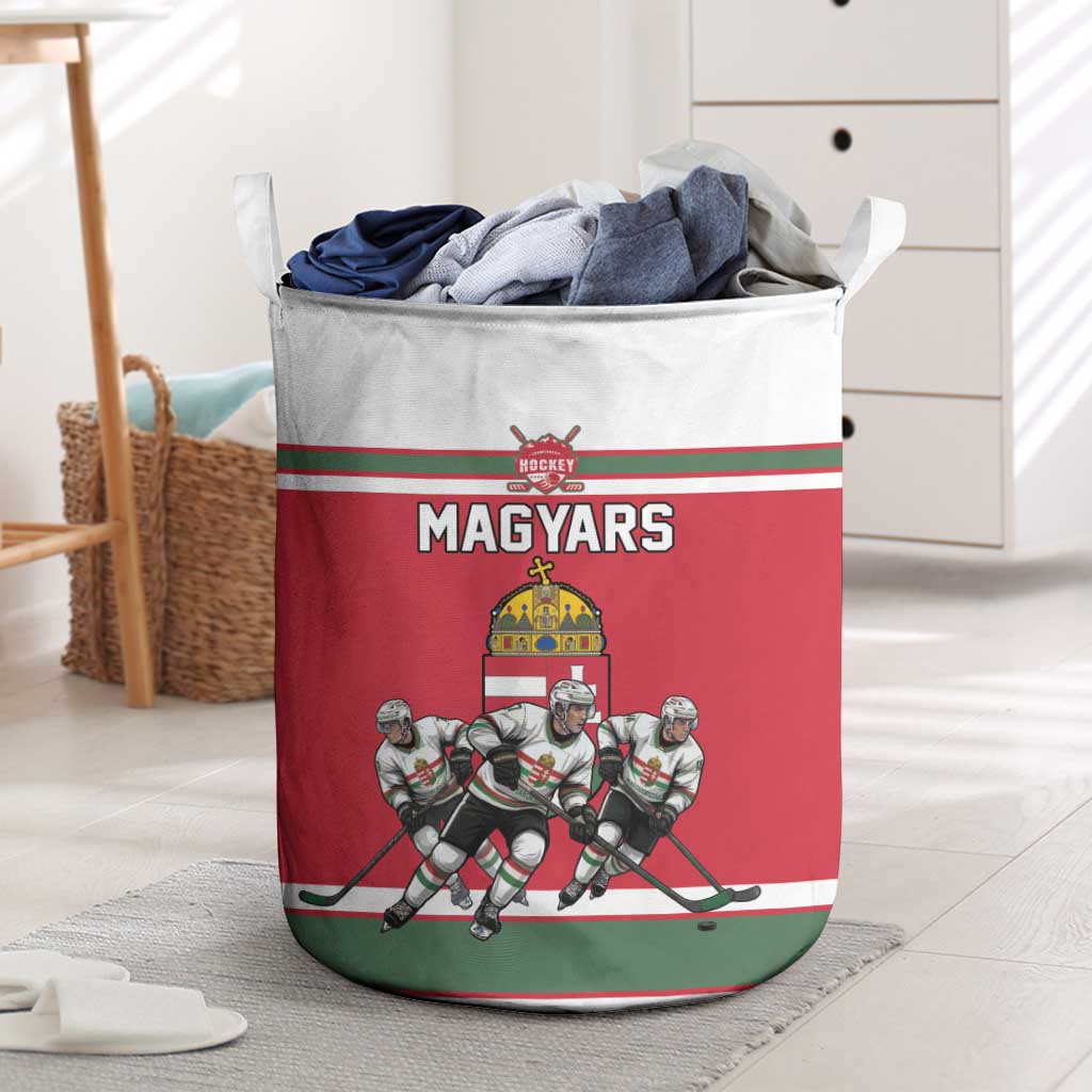 Hungary Hockey Laundry Basket Magyars Pride National Team