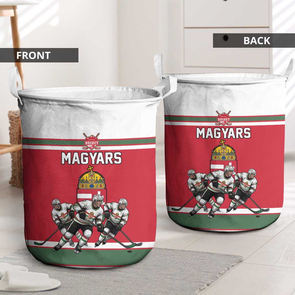 Hungary Hockey Laundry Basket Magyars Pride National Team