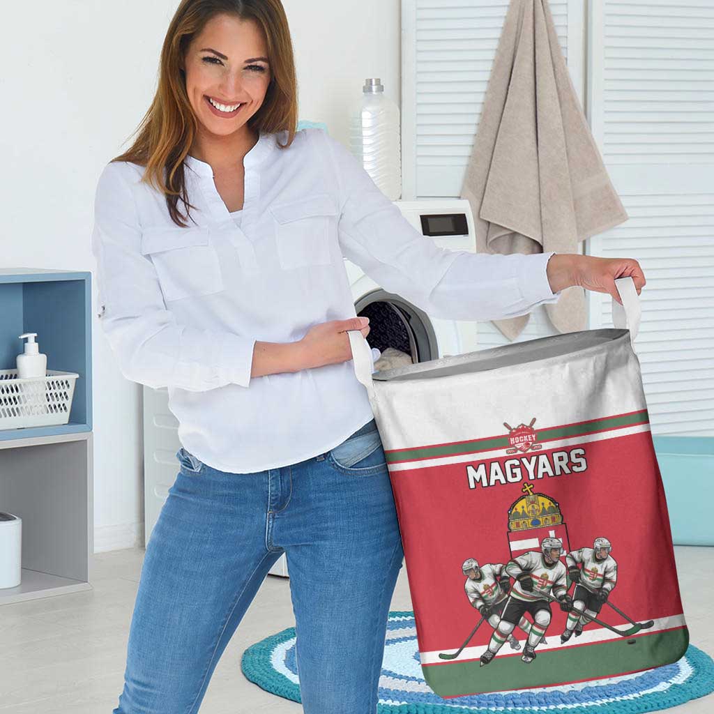 Hungary Hockey Laundry Basket Magyars Pride National Team