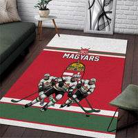 Hungary Hockey Area Rug Magyars Pride National Team