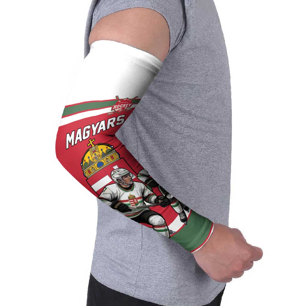 Hungary Hockey Custom Arm Sleeves Magyars Pride National Team