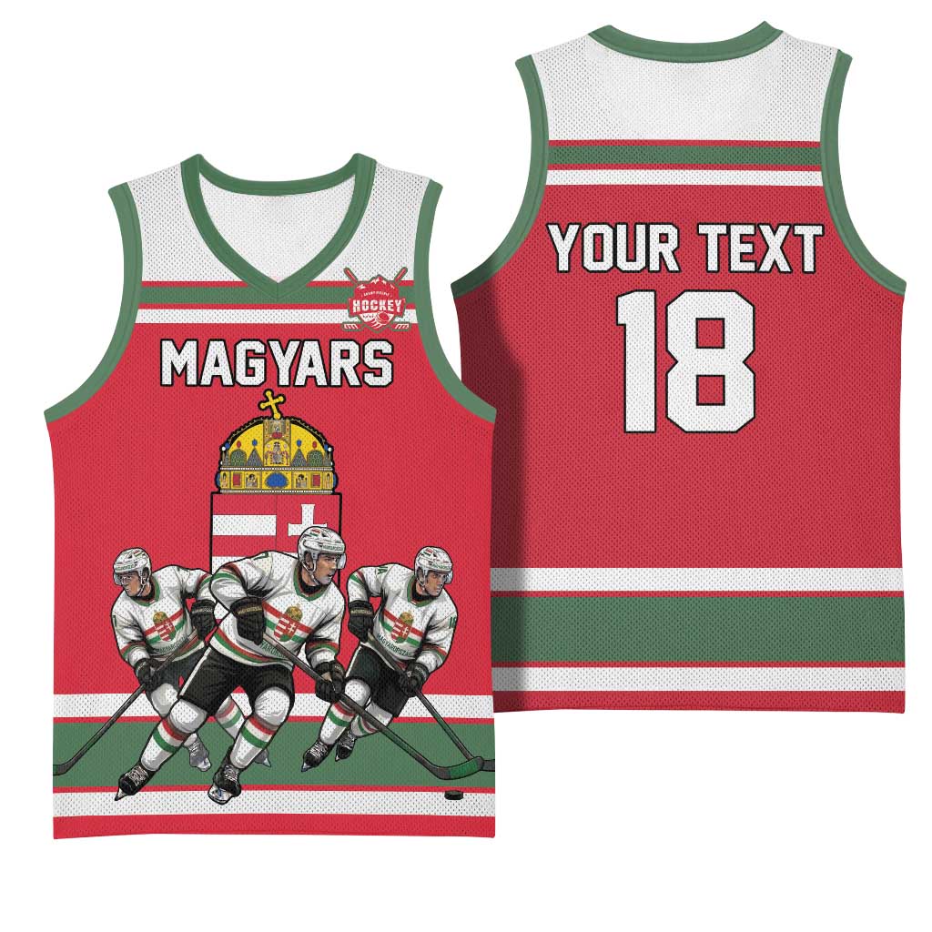 Hungary Hockey Custom Basketball Jersey Magyars Pride National Team