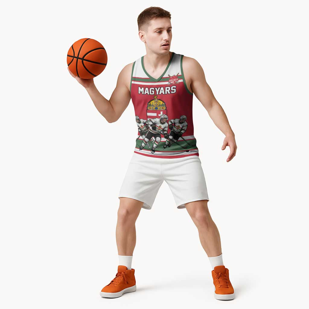 Hungary Hockey Custom Basketball Jersey Magyars Pride National Team