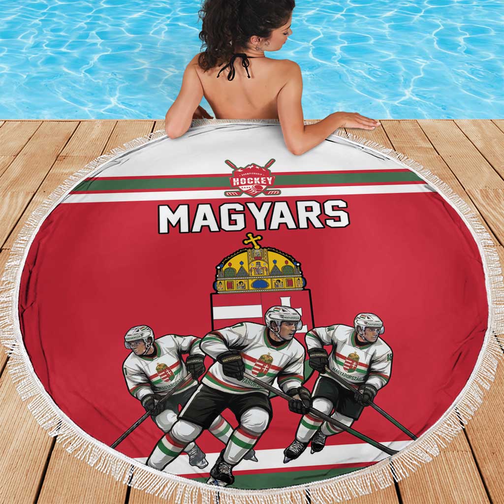 Hungary Hockey Beach Blanket Magyars Pride National Team