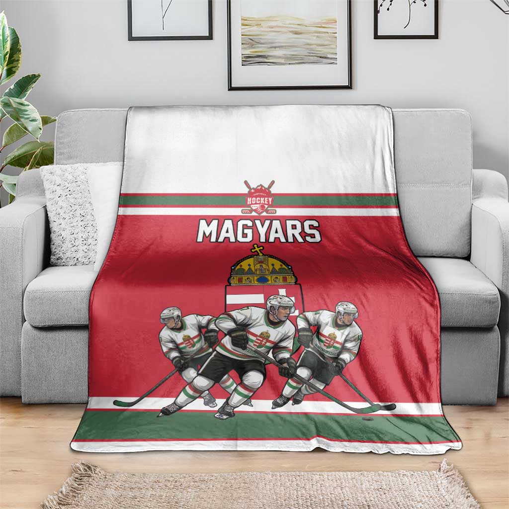 Hungary Hockey Blanket Magyars Pride National Team