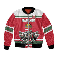 Hungary Hockey Custom Bomber Jacket Magyars Pride National Team