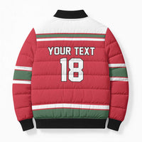 Hungary Hockey Custom Bomber Puffer Jacket Magyars Pride National Team