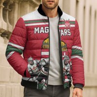 Hungary Hockey Custom Bomber Puffer Jacket Magyars Pride National Team