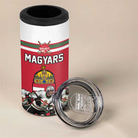 Hungary Hockey Custom 4 in 1 Can Cooler Tumbler Magyars Pride National Team