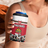 Hungary Hockey Custom 4 in 1 Can Cooler Tumbler Magyars Pride National Team