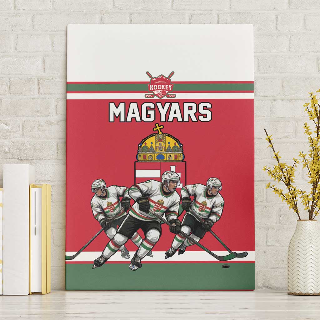 Hungary Hockey Canvas Wall Art Magyars Pride National Team