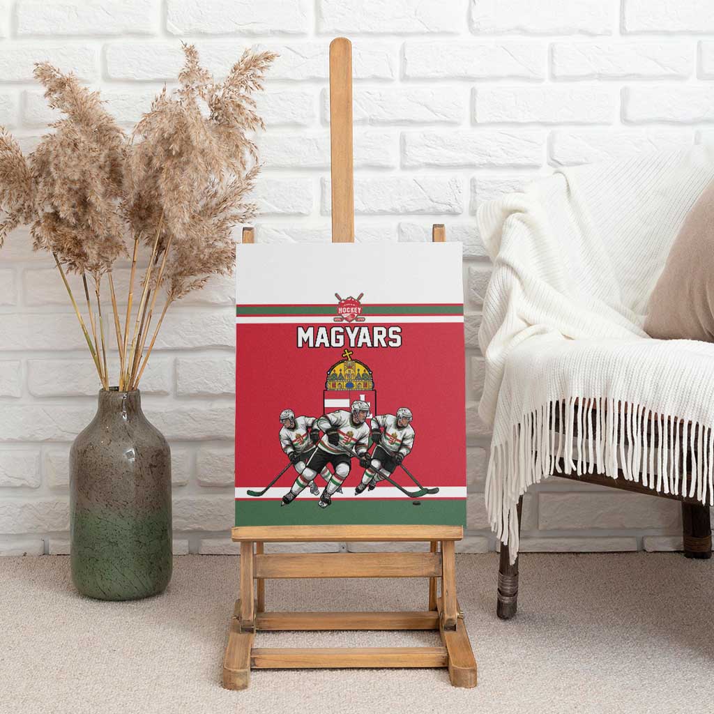 Hungary Hockey Canvas Wall Art Magyars Pride National Team