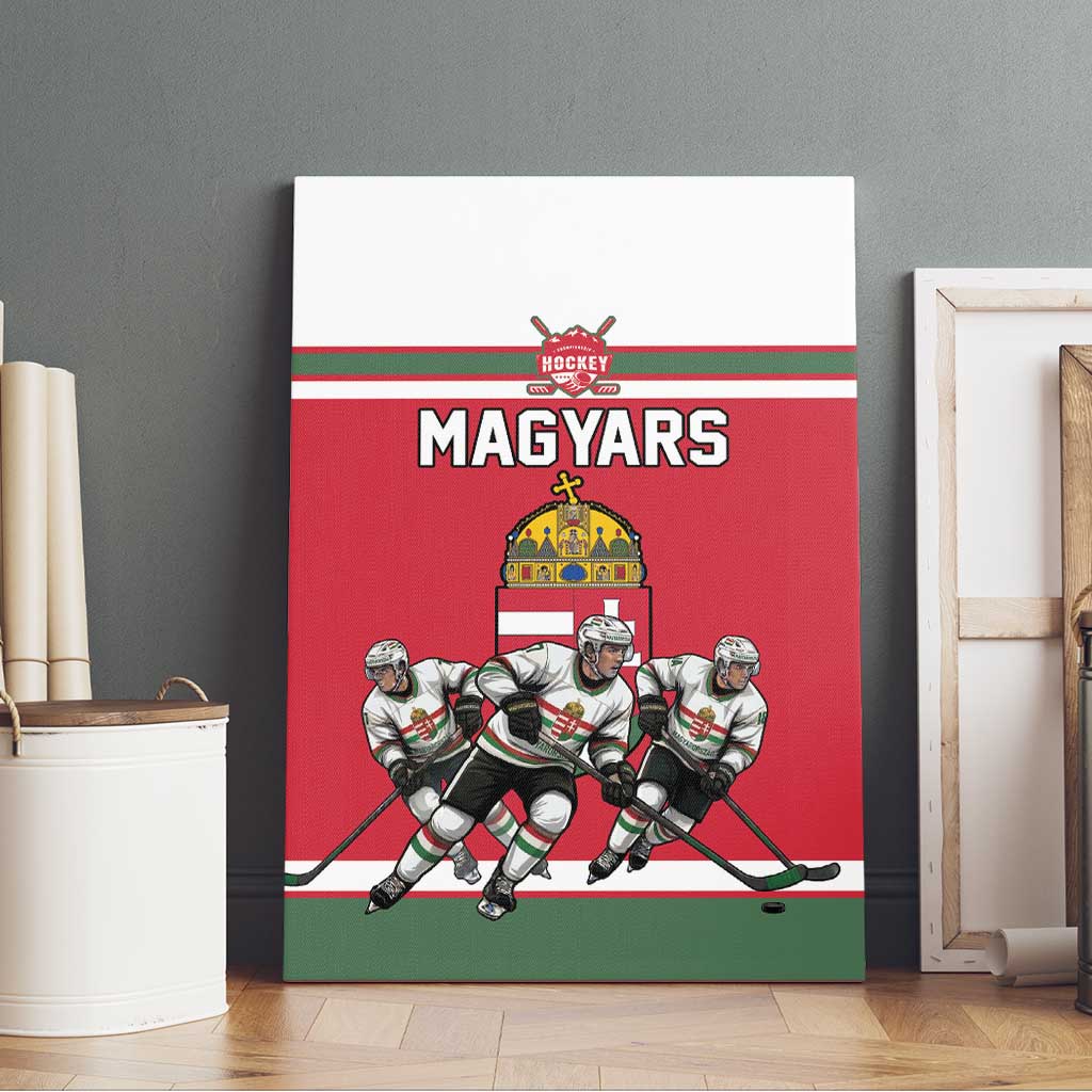 Hungary Hockey Canvas Wall Art Magyars Pride National Team
