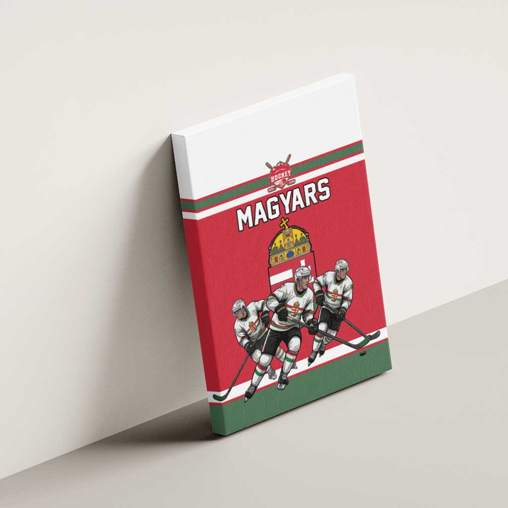 Hungary Hockey Canvas Wall Art Magyars Pride National Team