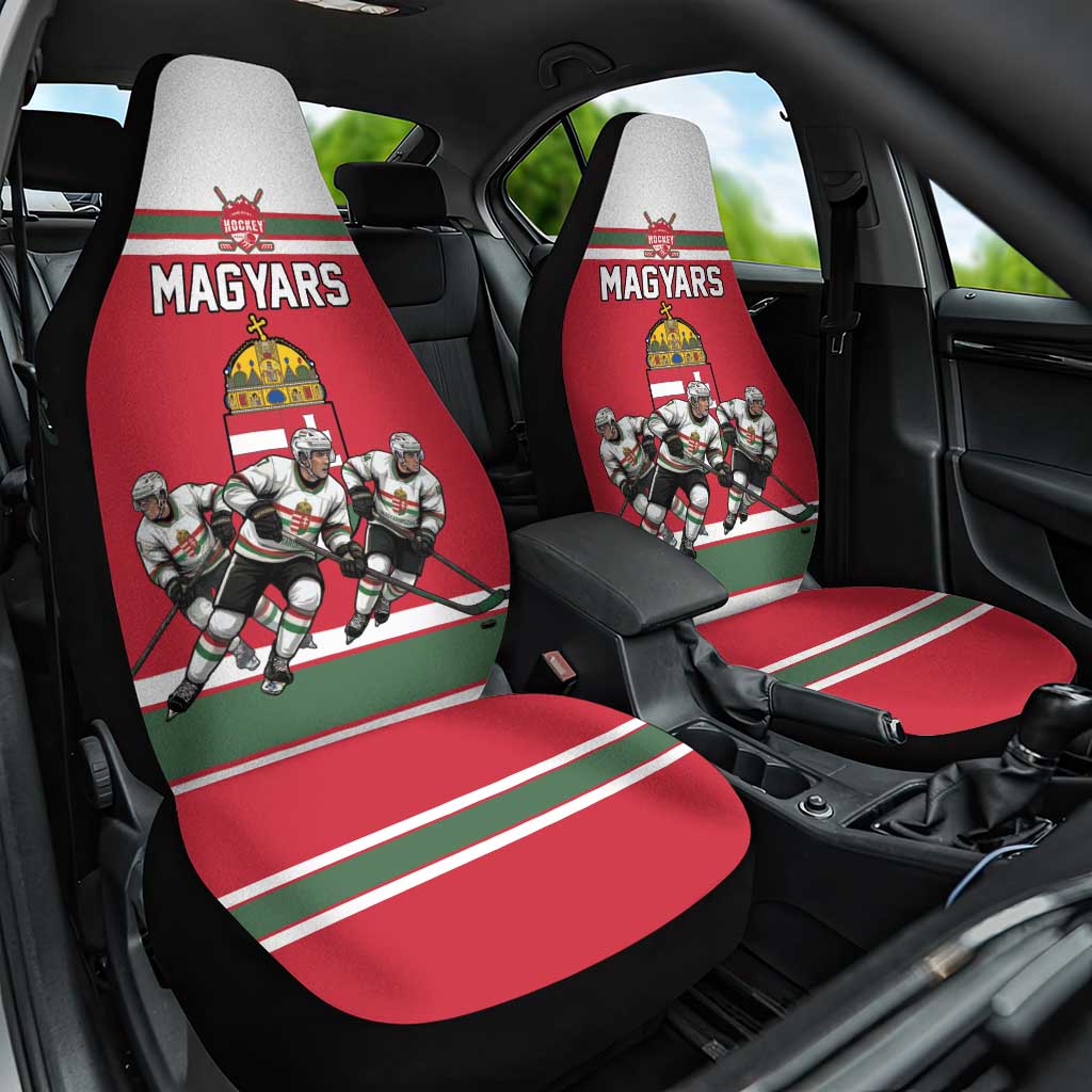 Hungary Hockey Car Seat Cover Magyars Pride National Team