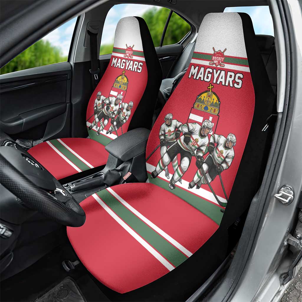 Hungary Hockey Car Seat Cover Magyars Pride National Team