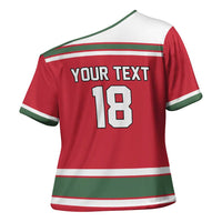 Hungary Hockey Custom Cross Shoulder Shirt Magyars Pride National Team