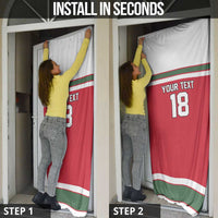 Hungary Hockey Custom Door Cover Magyars Pride National Team