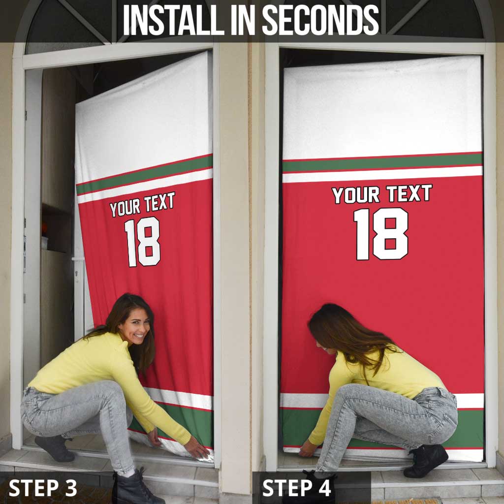 Hungary Hockey Custom Door Cover Magyars Pride National Team
