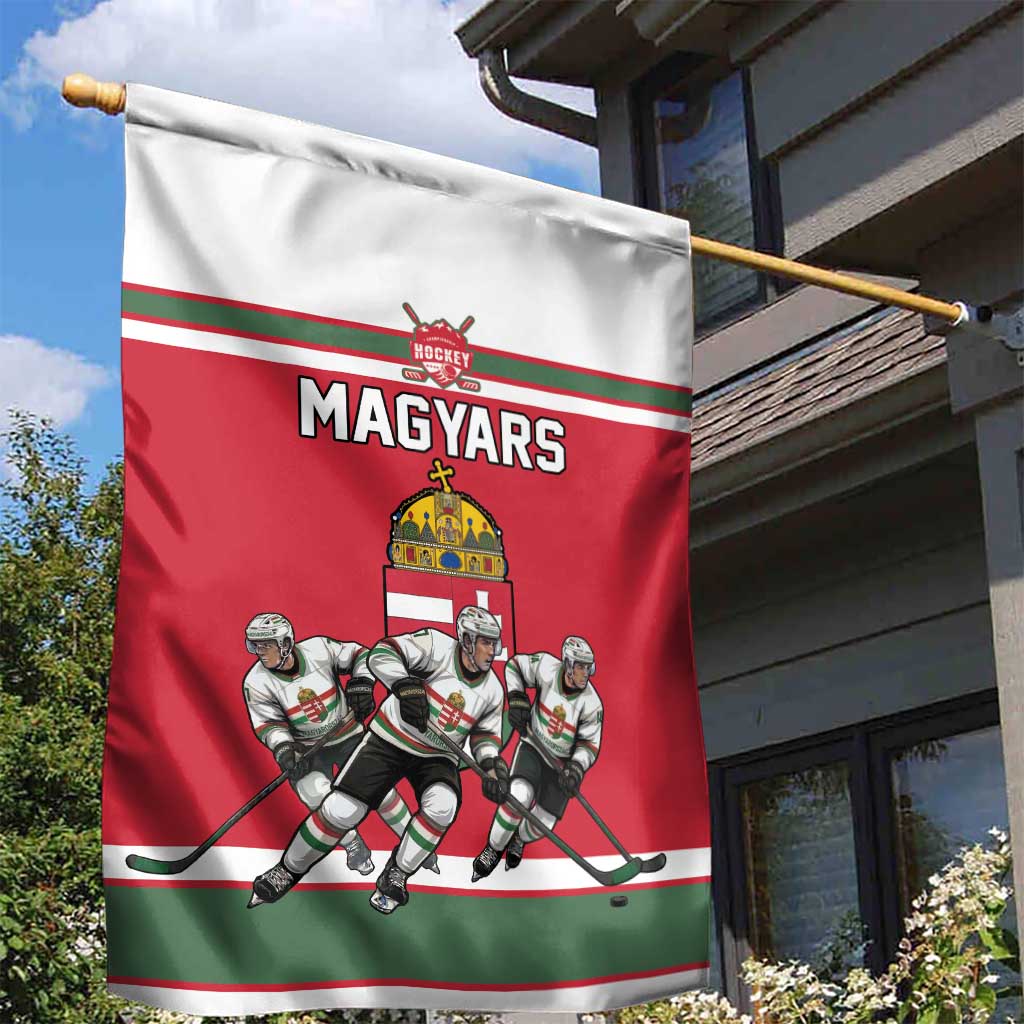Hungary Hockey Garden Flag Magyars Pride National Team