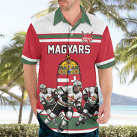 Hungary Hockey Custom Hawaiian Shirt Magyars Pride National Team