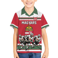 Hungary Hockey Custom Hawaiian Shirt Magyars Pride National Team