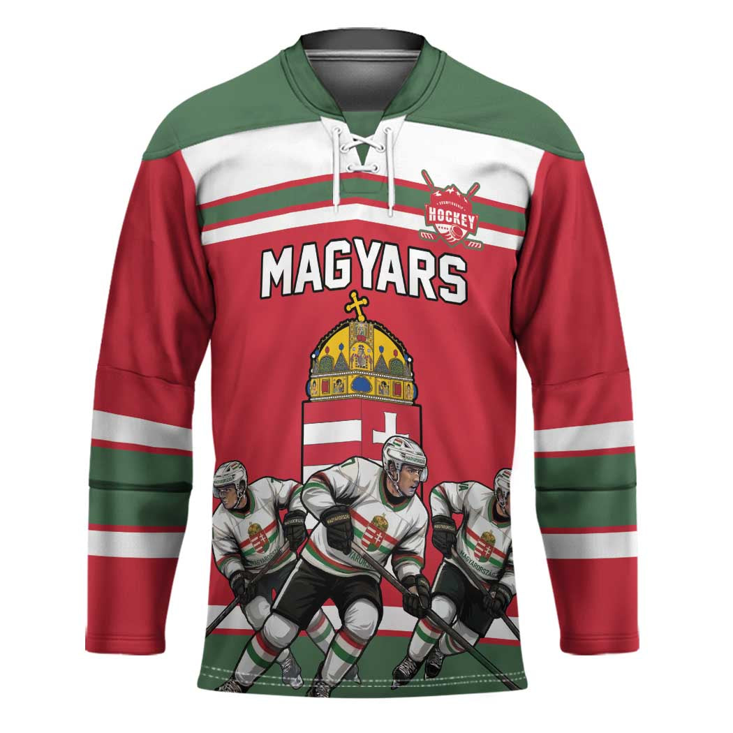 Hungary Hockey Custom Hockey Jersey Magyars Pride National Team