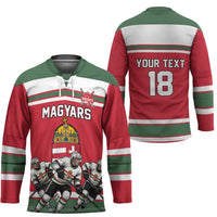 Hungary Hockey Custom Hockey Jersey Magyars Pride National Team