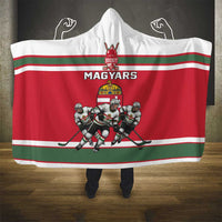 Hungary Hockey Hooded Blanket Magyars Pride National Team