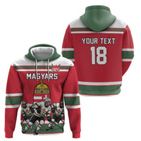 Hungary Hockey Custom Hoodie Magyars Pride National Team