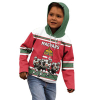 Hungary Hockey Custom Kid Hoodie Magyars Pride National Team