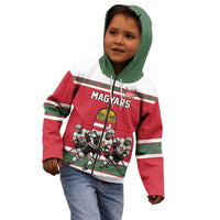 Hungary Hockey Custom Kid Hoodie Magyars Pride National Team
