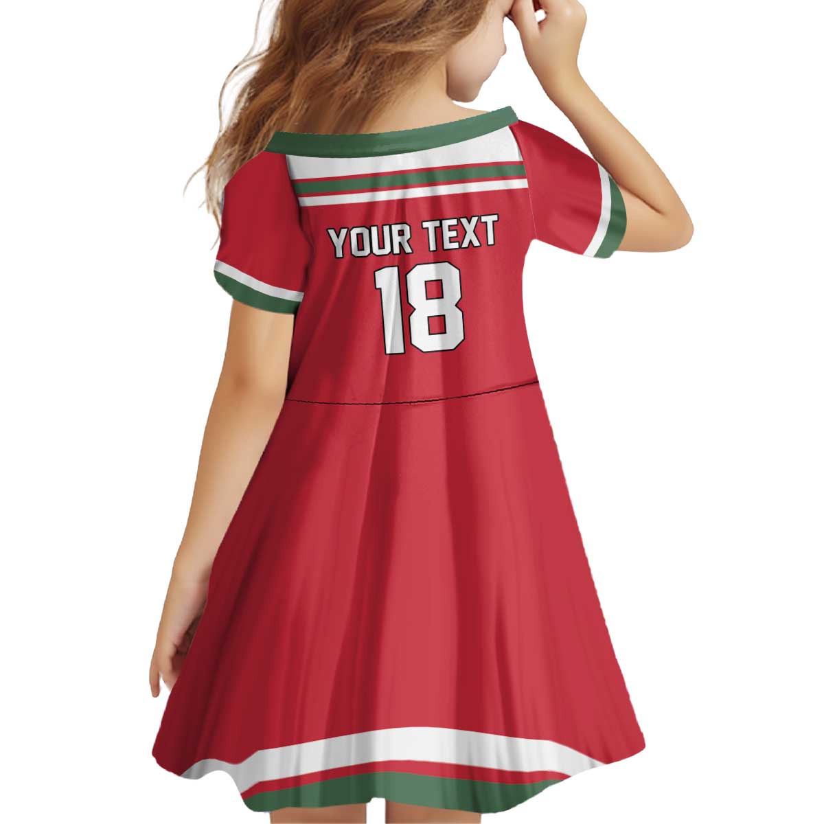 Hungary Hockey Custom Kid Short Sleeve Dress Magyars Pride National Team