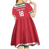 Hungary Hockey Custom Kid Short Sleeve Dress Magyars Pride National Team