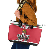 Hungary Hockey Leather Tote Bag Magyars Pride National Team
