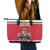 Hungary Hockey Leather Tote Bag Magyars Pride National Team