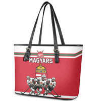 Hungary Hockey Leather Tote Bag Magyars Pride National Team