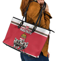 Hungary Hockey Leather Tote Bag Magyars Pride National Team
