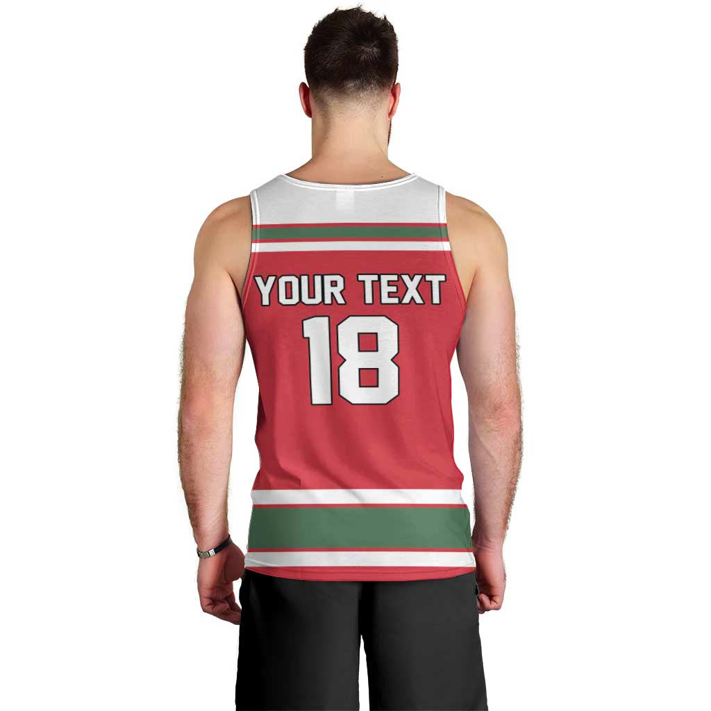 Hungary Hockey Custom Men Tank Top Magyars Pride National Team