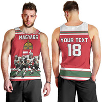 Hungary Hockey Custom Men Tank Top Magyars Pride National Team